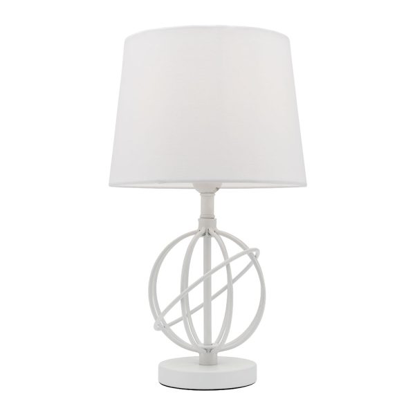 Saturn Table Lamp White - A67111WHT