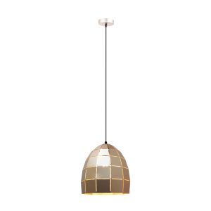 Ellipse Shape Pendant Champagne Gold - Armis5