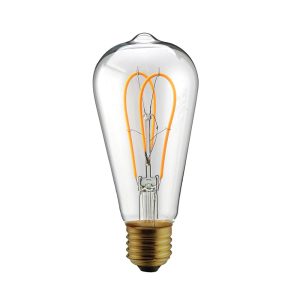 Vintage Twin-Loop LED 5W Filament Globe - A-LED-8105222