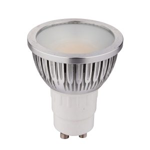 High Output 5W 240V Dimmable GU10 COB LED Globe / Green - HV9555G