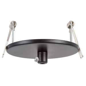 Canopy 90mm Round Recessed Black - HV9705-9005-BLK-RND