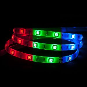 Ecolamp 7.2W 12V DC 1 Metre Dimmable LED Strip Light Multicolour - HV9750-IP54-30-RGB