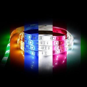 Ecolamp 14.4W 12V DC 1 Metre Dimmable LED Strip Light Multicolour - HV9751-IP54-60-RGBC