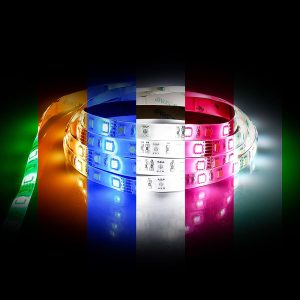 Ecolamp 14.4W 12V DC 1 Metre Dimmable LED Strip Light Multicolour - HV9751-IP54-60-RGBW