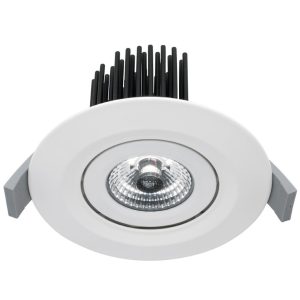 Mezzo 12 Watt LED IP65 Downlight White Finish / Cool White - MD599W/5