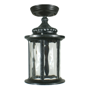 Argyle Under Eave Light Antique Black IP03 - 1000043