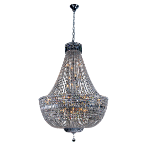 Classique Super Large 27 Light Crystal Basket Chrome - 1000113