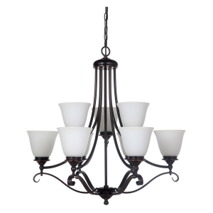 Dallas 9 Light Pendant Bronze - 1000129