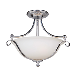 Dallas 2 Light Semi-Flush Mount Chrome - 1000134