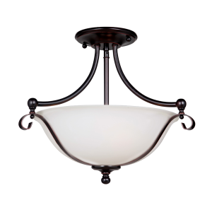 Dallas 2 Light Semi-Flush Mount Bronze - 1000135