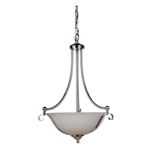 Dallas Single Suspension 3 Light Pendant Chrome - 1000138