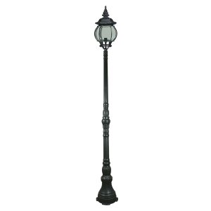 Flinders Large Outdoor Domain Post Light Antique Black IP12 - 1000154