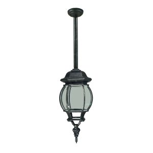 Flinders Large Outdoor Rod Pendant Antique Black IP12 - 1000189