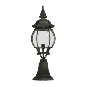 Flinders Medium Pillar Mount Antique Bronze IP12 - 1000194