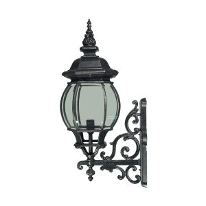 Flinders Large Outdoor Wall Light Antique Black IP12 - 1000203