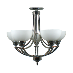 Houston 5 Light Semi-Flush Mount Chrome - 1000251