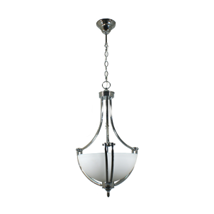 Houston Single Suspension 2 Light Pendant Chrome - 1000261