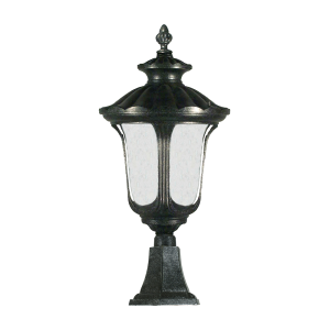 Waterford Large Pillar Mount Antique Black IP44 - 1000563