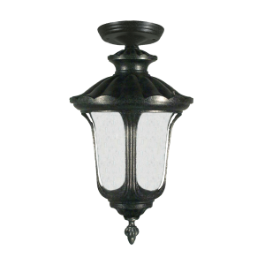 Waterford Medium Under Eave Light Antique Black IP44 - 1000566