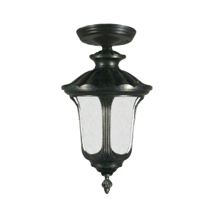 Waterford Small Under Eave Light Antique Black IP44 - 1000567