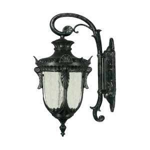 Wellington Large Outdoor Wall Light Antique Black IP44 - 1000582