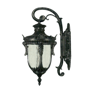 Wellington Medium Outdoor Wall Light Antique Black IP44 - 1000584