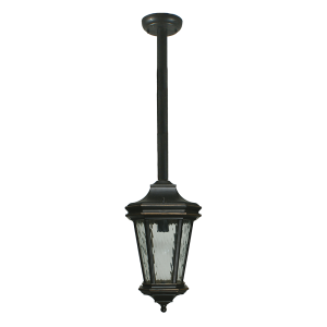 Tilburn Large Outdoor Rod Pendant Antique Bronze IP44 - 1000817