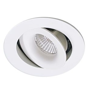 MDL-503 12 Watt Dimmable Centre Tilt LED Downlight White / Cool White - MDL-503-WH + MDL-16D-850