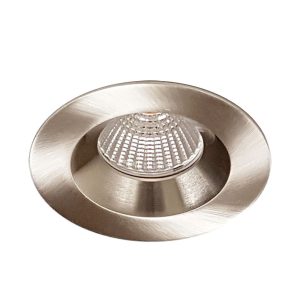 MDL-601 12 Watt Dimmable Fixed LED Downlight Nickel / Warm White - MDL-601-NK + MDL-16D-930G2