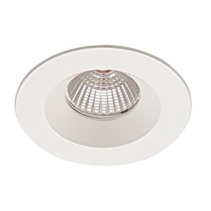 MDL-601 12 Watt Dimmable Fixed LED Downlight White / Cool White - MDL-601-WH + MDL-16D-850