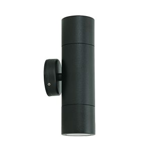 Black Up/Down Wall Pillar Spot Light - 240V LED - AT5004/AND/BLK/LED