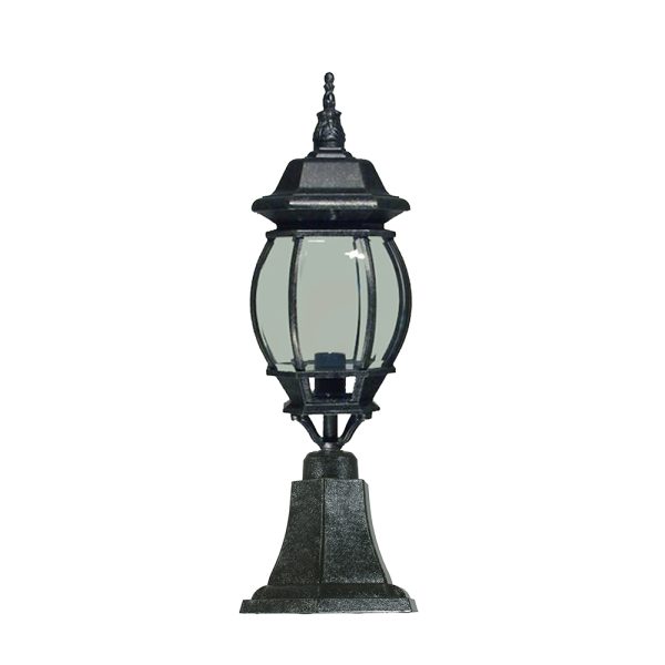 Flinders Small Pillar Mount Antique Black IP12