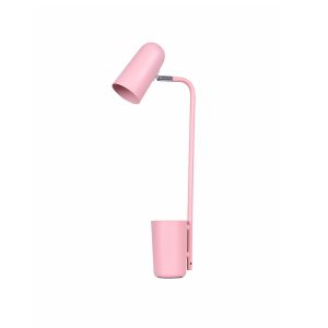 Gooseneck Modern Table Lamp Matt Pink - Pastel17TL