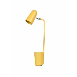 Gooseneck Modern Table Lamp Matt Yellow - Pastel21TL