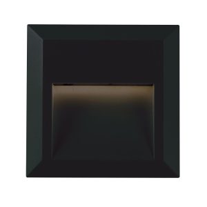 Prima 1.5 Watt Square LED Step Light Black / Cool White - PRIMA EX.SQ-BK