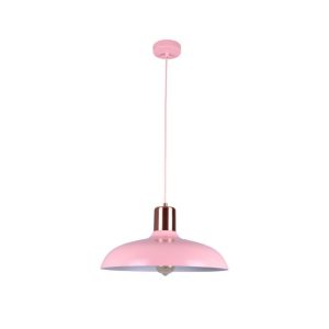 Dome Shape Pendant Matt Pink - Pastel10