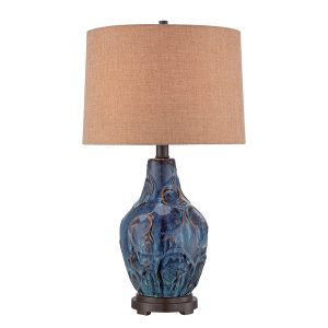 Bluefield Table Lamp Blue - QZ/BLUEFIELD