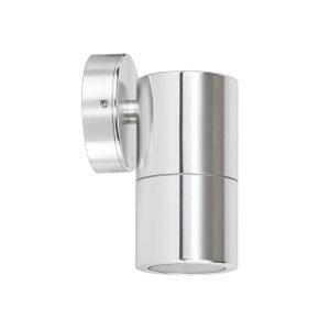 Anodised Aluminium Fixed Wall Pillar Spot Light - 240V LED - AT5006/AND/LED