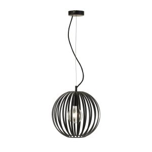 Midori 1 Light Pendant Small Black - MIDORI PE30-BK