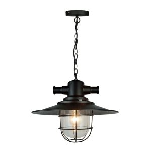 Revolve Industrial Metal Pendant Black - CIDP113161