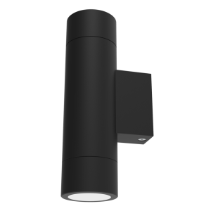 New Bondi 8W 240V Up & Down LED Wall Pillar Light Black / Tri-Colour - SL7222TC/BK