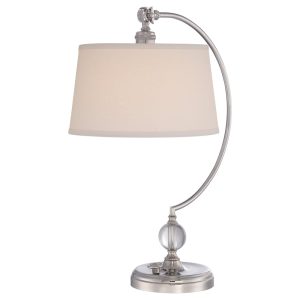 Jenkins Table Lamp Polished Nickel - QZ/JENKINS/TL PN