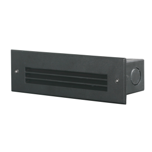 Maxi 7W LED Louvered Bricklight Black / Warm White - SE7135WW/BK