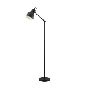 Priddy Industrial Adjustable Floor Lamp Black - 49471N