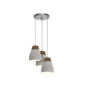 Tarega Triple Concrete Pendant - 95526