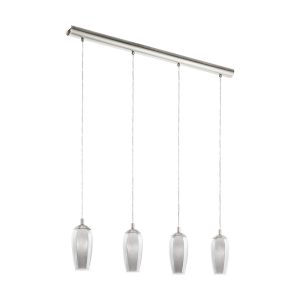 Farsala 4 Light 10W LED Pendant Satin Nickel / Warm White - 96344N