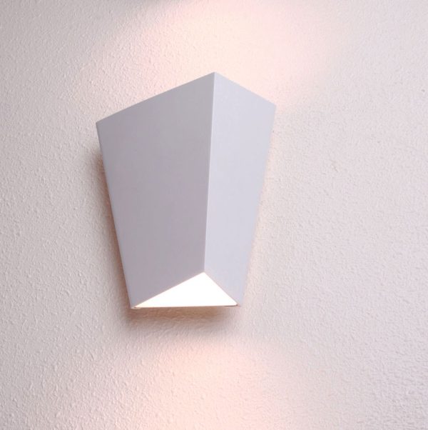 City Range LED Angled Up/Down Wall Light 12W 3000K White - Delhi