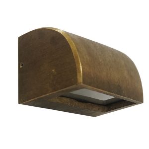 Surface Mounted Eyelid Step Light Aged Brass Finish / Warm White - 12V - STE12