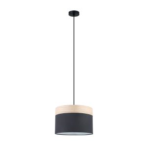 Medium Round Pendant Black - TAMBURA04