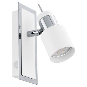 Davida Single 5W LED Dimmable Adjustable Spotlight White-Chrome / Neutral White - 201995